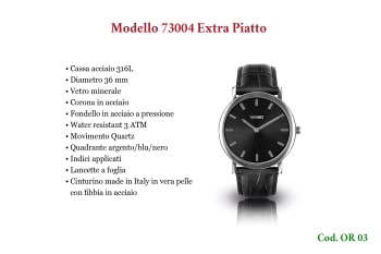 Mod73004 Extra Piatto orologi classic