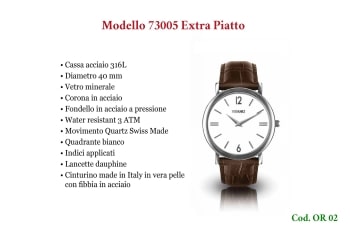 Mod73005 Extra Piatto orologi classic